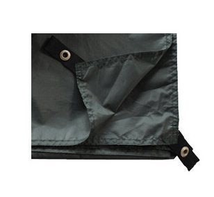 Waterproof Camping Tarp For Picnics, Tent Footprint, And Sunshade (Black-210X150Cm)