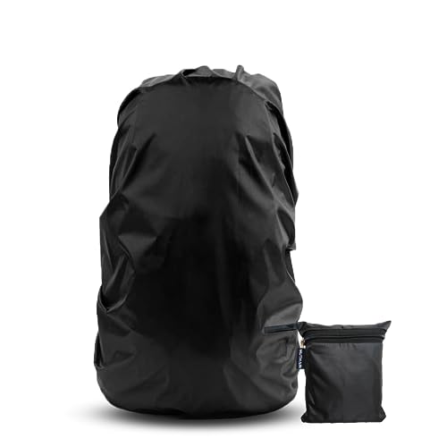 Mutmain 100% Waterproof 80L To 100L Rain Cover For Backpack Rucksack Bags, Rainproof Dustproof Protector Raincover Elastic Adjus