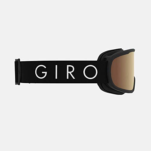 Giro Moxie Ski Goggles - Snowboard Goggles For Women  Youth - Black Core Light Strap With Amber Goldyellow Lenses
