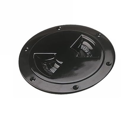 Sea Dog Line Screw Out Deck Plate 5-1/2'' Blk