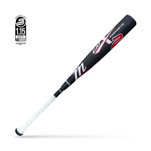 Marucci CATX2 Composite Baseball Bat, 2 3/4 Barrel, -5, -8, -10 Drop, USSSA, End-Loaded