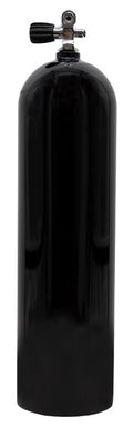 Catalina Cylinders 80 cf Aluminum Scuba Tank with Universal SSV-C-48P Valve (3000 PSI) - Black