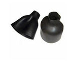 Bare Latex Wristseal - Long Bottleneck Pair, Color: Black, Size: L (088941Blk-40L)
