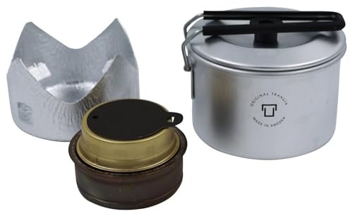 Trangia Micro Original Lightweight Compact Stove  Perfect For Solo Camping  Includes T-Cup W/Lid