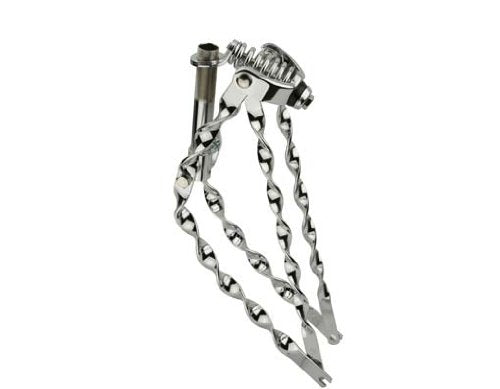 Lowrider 20 Classic Flat Twisted Spring Fork 1 Chrome. Bike Fork, Bicycle Fork, Bike Fork Bicycle Fork