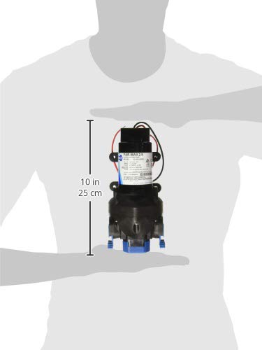 Jabsco 31395-0092 Marine Parmax 2.9 Water System Pump (2.9-Gpm, 50-Psi, 12-Volt), Black