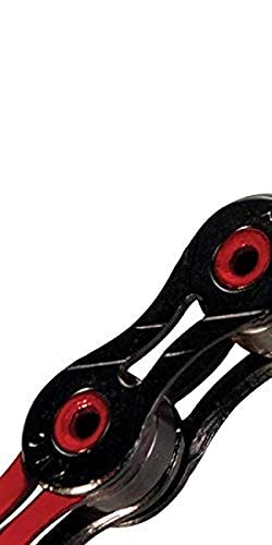 Kmc 11-Speed Dlc11 Series High-Performance Chain, Red, For Road, Mountain, Gravel; Shimano, Sram, And Campagnolo Compatible, Mis