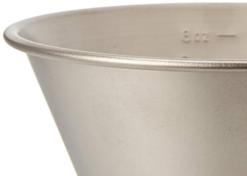 Snow Peak Titanium Sierra Cup - Lightweight Titanium Camping Cup With Measurement Lines - Durable Cookware Camping Supplies - Ki