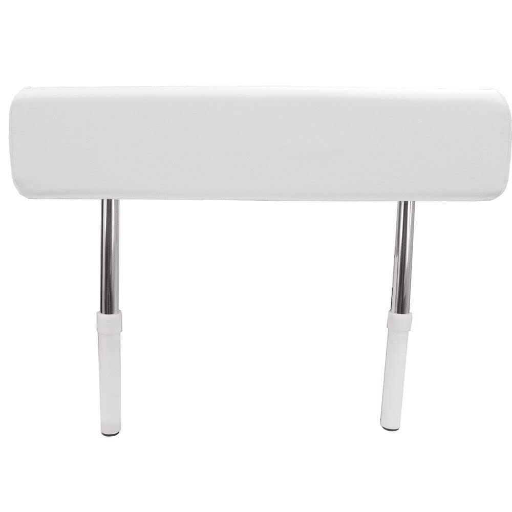 Taco Metals Marine Neptune Universal Leaning Post Backrest With Folding Arms, (17-1/2-Inch Cushion/Arm Height, 7-3/8-Inch Cushio