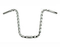 Lowrider All Square Twisted Handlebar 13'' 25.4Mm Chrome. Bike Handle Bar, Bicycle Handle Bar, Handle Bar, Chopper, Beach Cruise