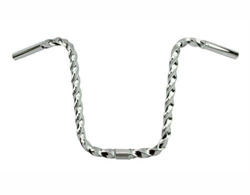 Lowrider All Square Twisted Handlebar 13'' 25.4Mm Chrome. Bike Handle Bar, Bicycle Handle Bar, Handle Bar, Chopper, Beach Cruise