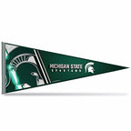 Rico Industries Ncaa Michigan State Spartans Primary 12'' X 30'' Felt Wall D  Cor Pennant - Great For Home/Bed Room/Man Cave D