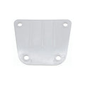 Taco Marine F40-0018Whc-A Side Mount Table Pedestal Receptor Backing Plate - White, Delrin