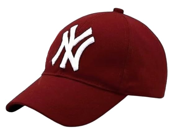 Capiteum Soft Cotton Adjustable Unisex Cap For Men And Women Freesize Baseball Caps (Pack Of 2) (Red&Black)