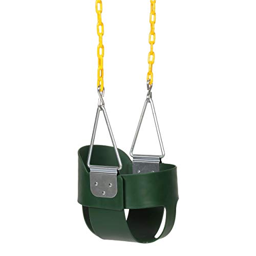 Eastern Jungle Gym Full Bucket Toddler Swing Seat With Coated Swing Chains Pack Of 2
