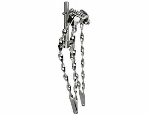 Lowrider 26'' Classic Flat Twisted Spring Fork 1'' Chrome. Bike Fork, Bicycle Fork, Bike Fork Bicycle Fork, Beach Cruiser Fork, 