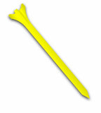 Zero Friction Tour 3-Prong Golf Tees (3-1/4 Inch, Yellow, Pack Of 30)