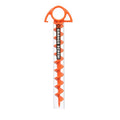 Orange Screw: The Ultimate Ground Anchor  Small Single Tent Stake  Made In Usa