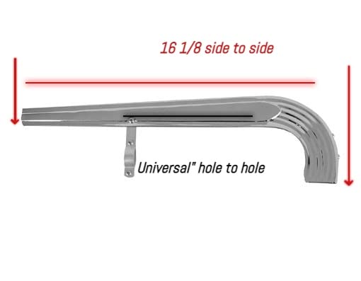 Lowrider Chain Guard 20'' W/Line Adjustable Chrome. Bicycle Part, Bike Part, Chain Guard For 20'' Bike