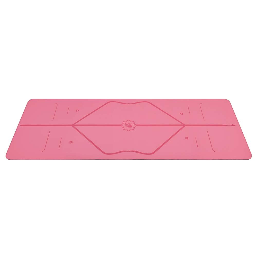 Liforme Travel Yoga Mat - Free Yoga Bag Included - Patented Alignment System, Warrior-Like Grip, Non-Slip, Eco-Friendly, Ultra-L
