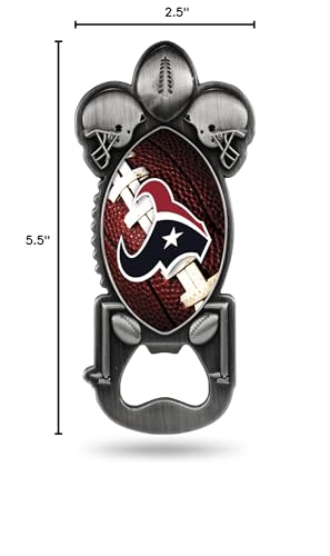 Nfl Houston Texans Magnetic Metal Bottle Opener Party Starter