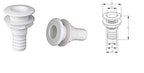 Seaflo Thru Hull Fitting Through Hull (1.5'' 1-1/2'', 10-Pack)