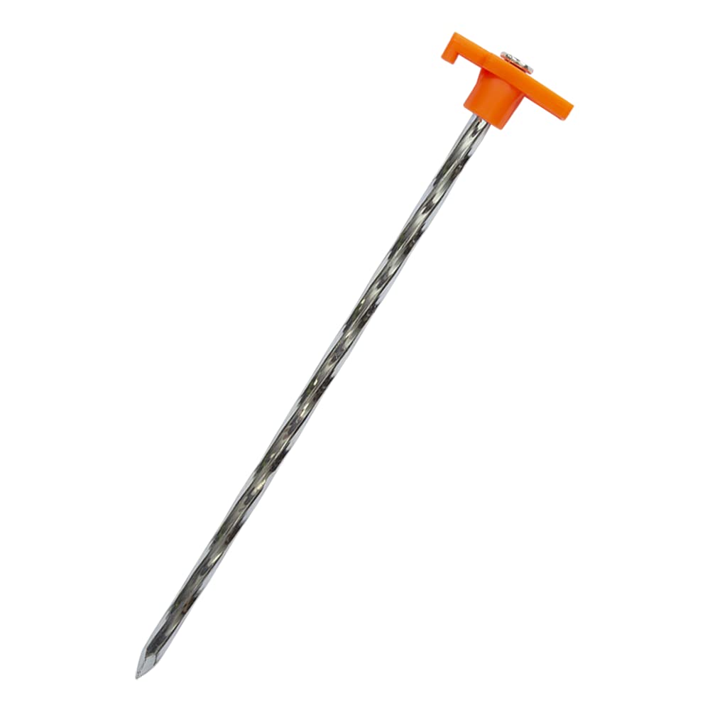 Stansport Helix Steel Tent Stake - 12 Pack