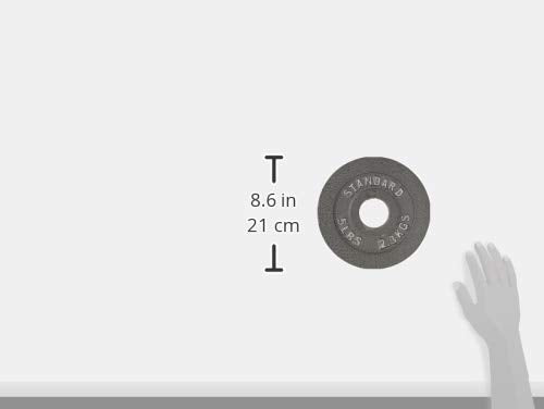 Cap Barbell Olympic 2-Inch Weight Plate, Gray