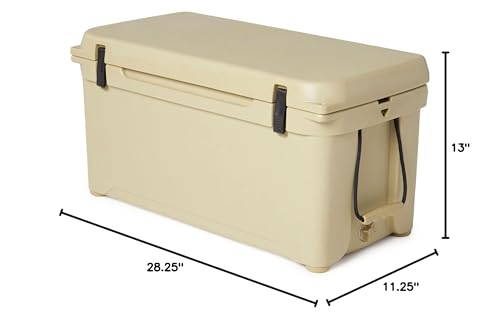 Engel Coolers Eng80 Cooler | 75 Can High Performance Durable Seamless Rotationally Molded Ice Box For Camping, Hunting, And Fish