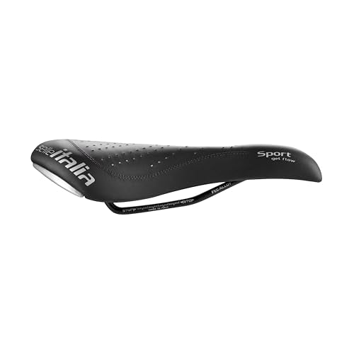 Selle Italia, Sport Gel Flow, S, Mtb And Road Bike Saddle, 270 X 140Mm, Unisex, 330G, Black