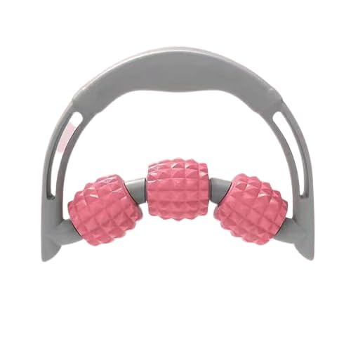 GION Calf Massage Roller Legs & Thighs, Swelling, Yoga Equipment // 3Wheel Trigger Point Roller (1Pcs)