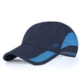 Aavjo Polyester Quick Dry Baseball Cap Hat Topi For Men Women L Beach Cricket Sports Running Cap (Blue), Large