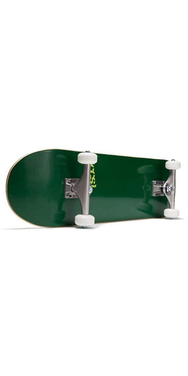 [Ccs] Logo Skateboard Complete Evergreen 7.50'' - Maple Wood - Professional Grade - Fully Assembled With Skate Tool And Stickers