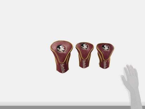 Team Golf Ncaa Florida State Seminoles Contour Golf Club Headcovers (3 Count) Numbered 1, 3, & X, Fits Oversized Drivers, Utilit