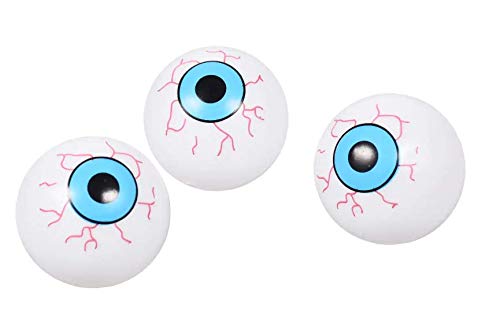 Greenbrier Eyeball Ping Pong Balls For Halloween Or Table Tennis, 2 Colors, 24 Pcs Total