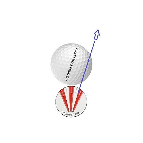 Vectorputt Tm - Usga Approved Golf Ball Mark - Double Sided Golf Ball Marker With Hat Clip (30Mm)