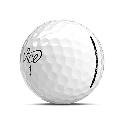 Vice Golf Pro Golf Balls, White