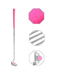 Junior Golf Putter Stainless Steel Kids Putter Right Handed for Kids Ages 3-5(Pink Head+Pink Grip, 25inch,Age 3-5)