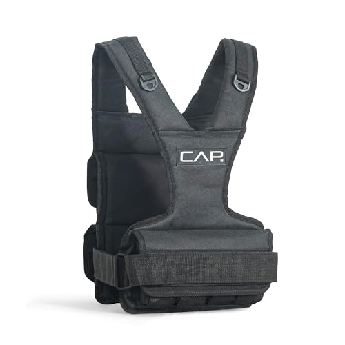 Cap Barbell Women'S Weighted Vest, 30 Pound, Black