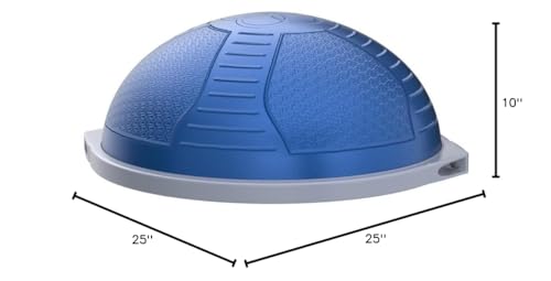 Bosu Pro Nexgen 25In Home Fitness Exercise Gym Strength Flexibility Balance Trainer With Rubberized Non Skid Surface And Hand Ai