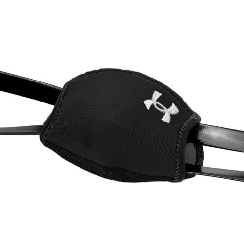 Chin Strap Covers Black/White Osfa