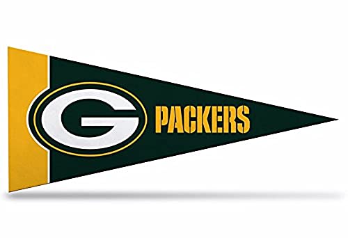 Rico Industries Nfl Green Bay Packers 8-Piece 4-Inch By 9-Inch Classic Mini Pennant D  Cor Set