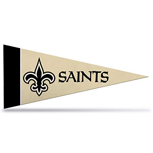 Rico Industries Nfl New Orleans Saints 8-Piece 4-Inch By 9-Inch Classic Mini Pennant D  Cor Set