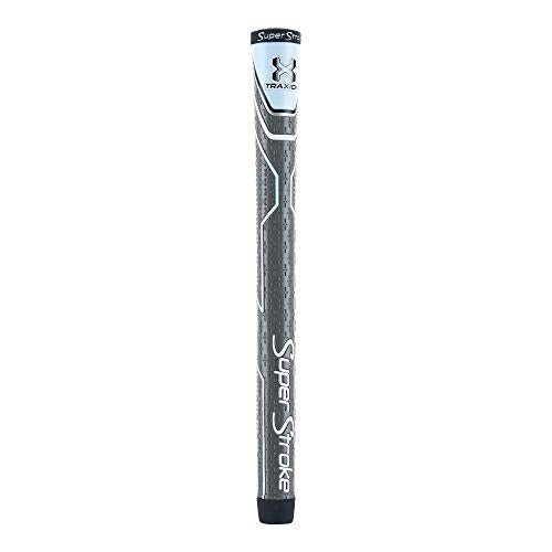 Superstroke Traxion Tour Golf Club Grip, Tiff/White/Gray (Undersize) | Advanced Surface Texture That Improves Feedback And Tack 