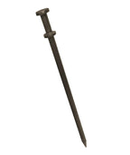 Moose Supply Double Head Tent Stakes - Heavy Duty Steel Tent Stakes, Versatile Ground Spikes To Anchor Commercial Inflatables, P