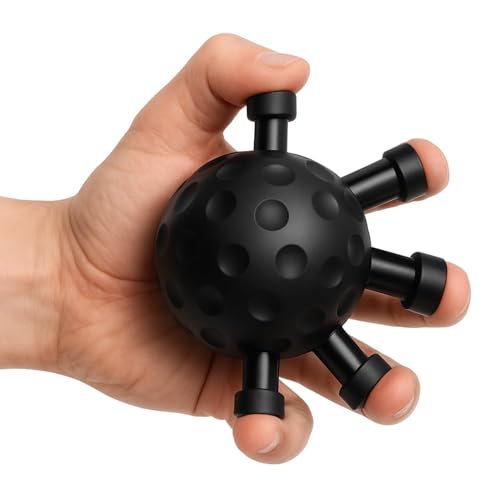 Ahcs Finger Exerciser Strength Trainer Exercise Ball Hand Strengthener Hand Balls Workout Equipment (Multicolour) 1Pcs
