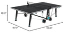 400X Outdoor Table Tennis Table (Grey)