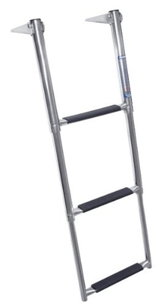 Windline Tdl-3X Marine Stainless Steel Over Platform Telescoping Boat Ladder With 3 Steps