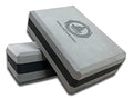 Vedam High Density EVA Foam Yoga Block Set of 2 For Men & Women | Improve Strength & Aid Balance (Grey Black)
