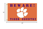 Bsi Ncaa Clemson Tigers 3 X 5-Feet Country Flag With Grommets